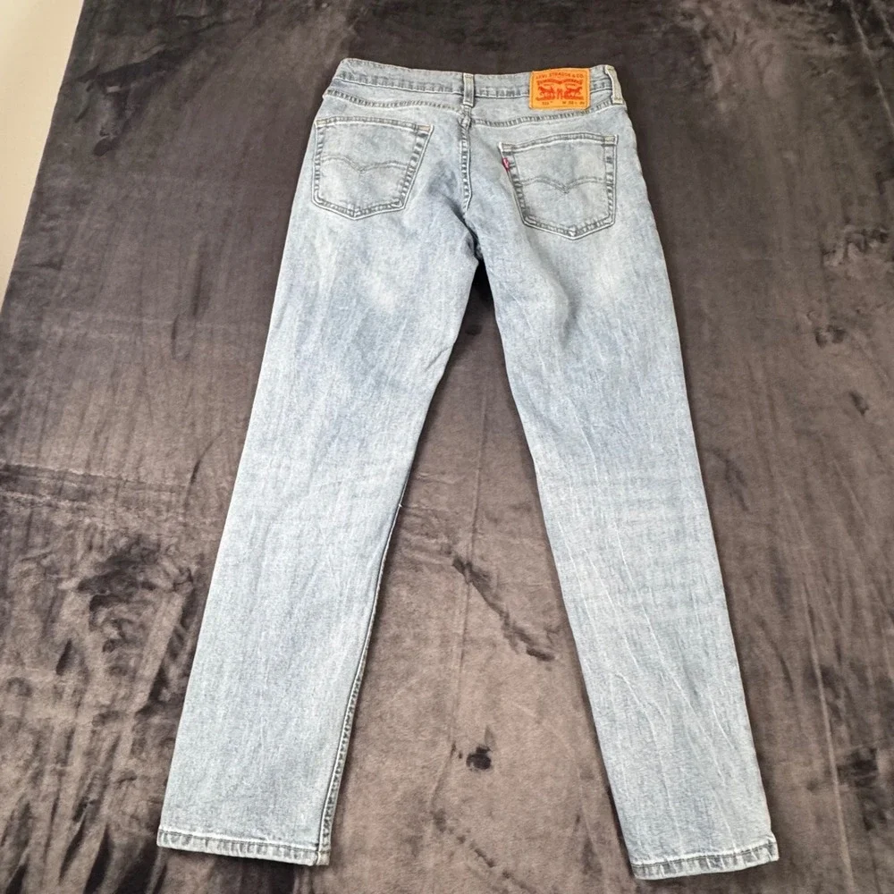Levi's 511 Slim Fit Jeans Mens 32x30 Light Wash Blue Denim 04511-1432